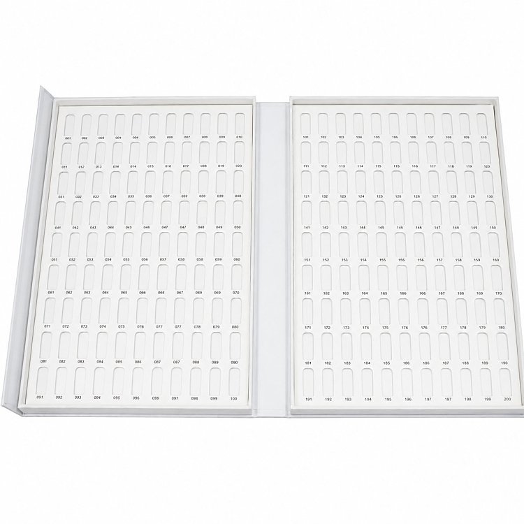 Nail Art Color Display Chart 120 places White