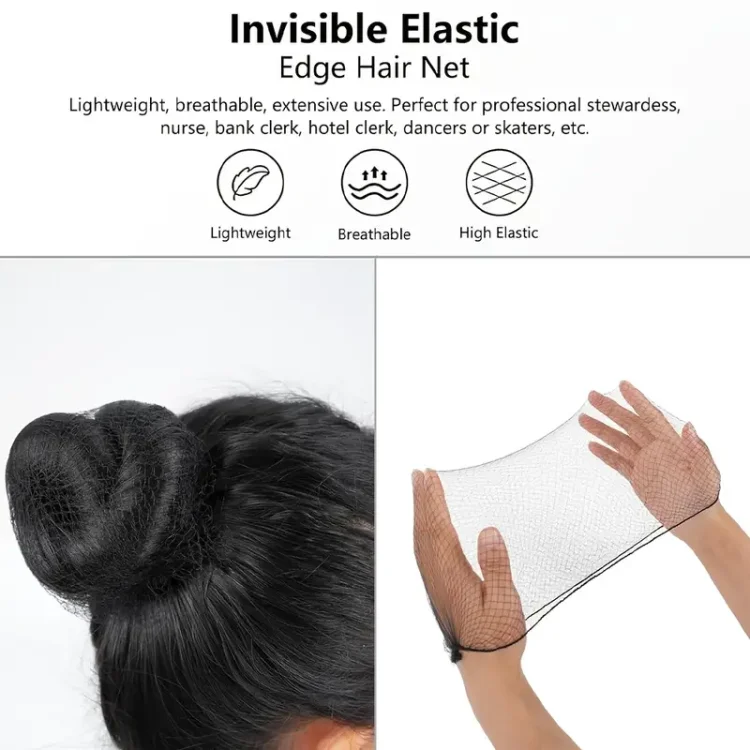 Φιλές Μαλλιών για Κότσο Σκούρο Καστανό 50cm– Ιδανικός για Μπαλέτο 2τμχ