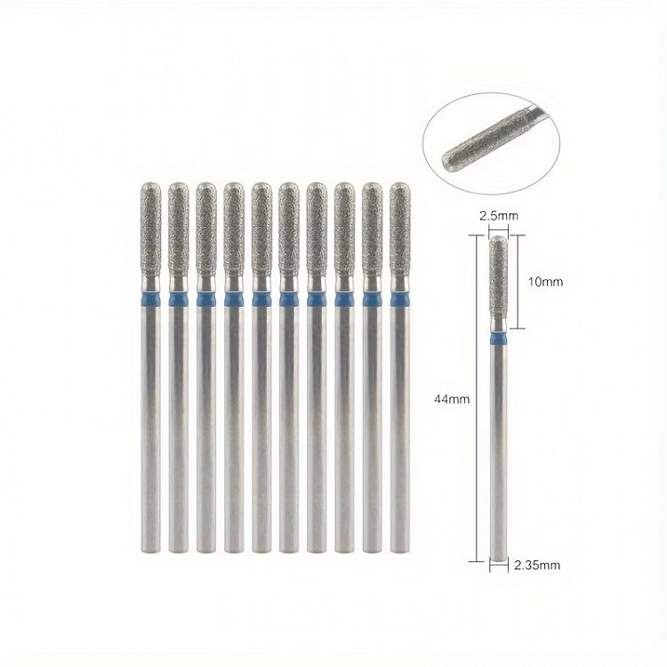 Diamant-Fraser Ovaler Zylinder 2,5mm (M) Set 10 St