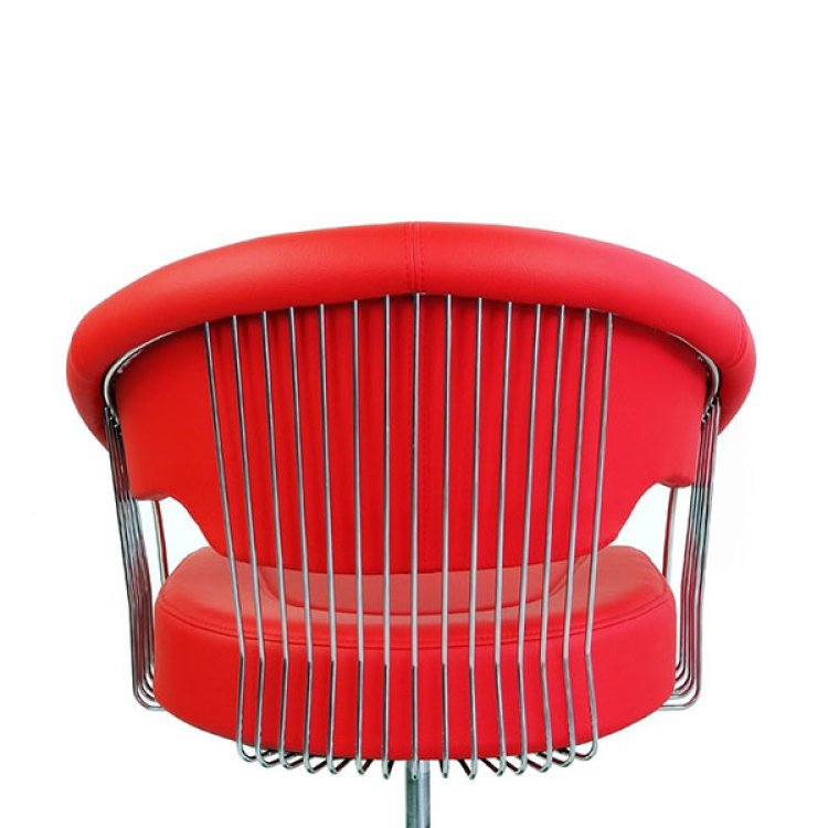 Καρέκλα Κομμωτηρίου Styling Elite Ασημί