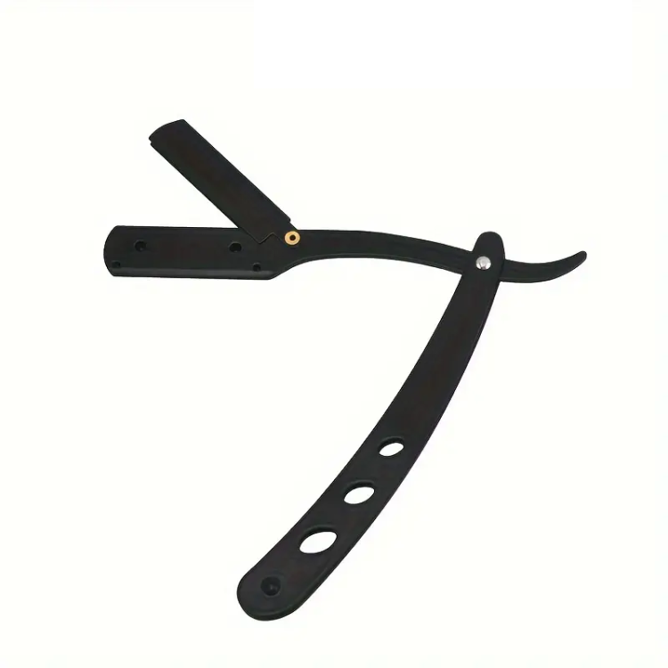 Αναδιπλούμενο Επαγγελματικό Ξυράφι για Ξύρισμα & Περιποίηση – Μαύρο