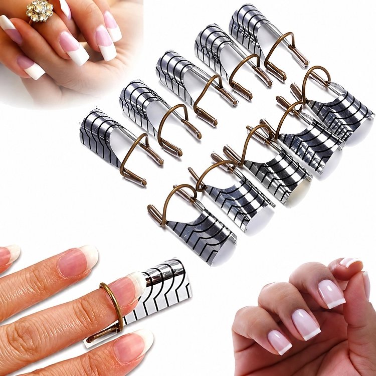 Nail Art Building Metallic form 5pcs