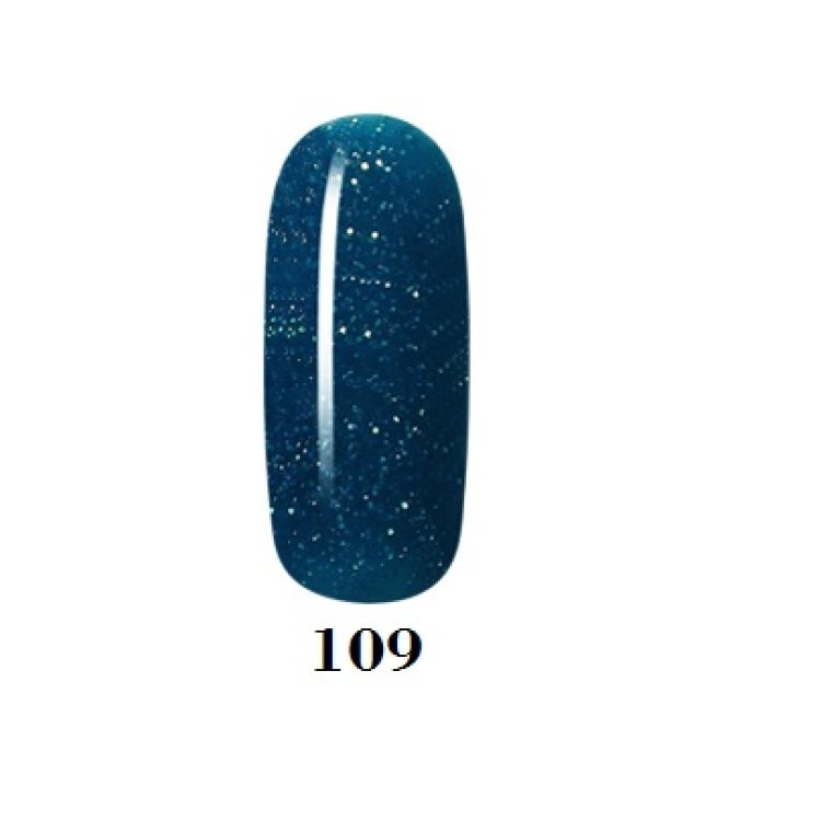 Ημιμόνιμο Βερνίκι Νυχιών Νο 109 Μπλε Glitter 10ml