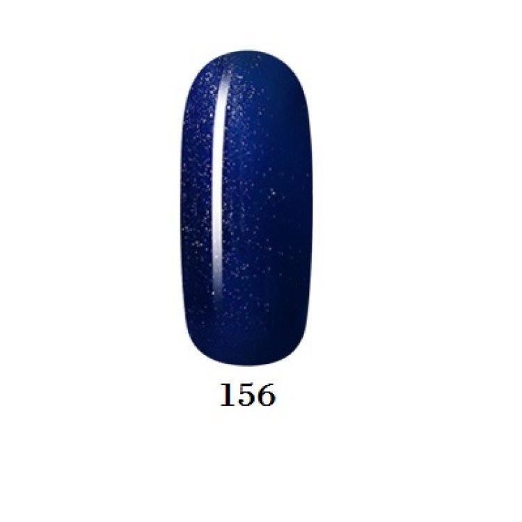 Ημιμόνιμο Βερνίκι Νυχιών Νο 156 Μπλε Glitter 10ml
