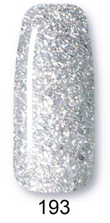 Ημιμόνιμο Βερνίκι Νυχιών Νο 193 Ασημί Glitter 10ml
