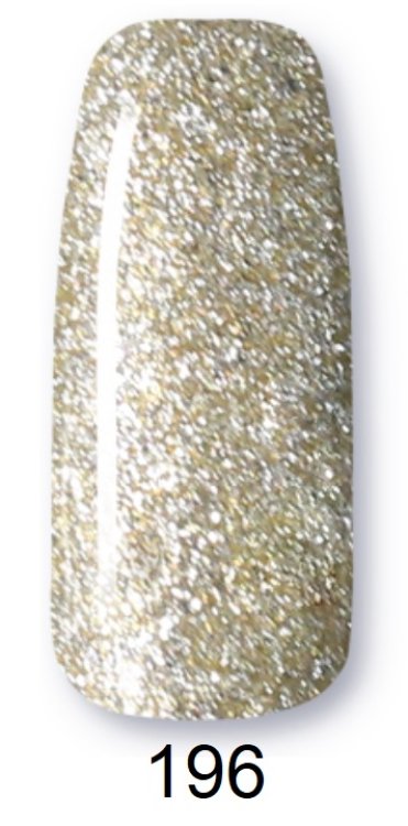 Ημιμόνιμο Βερνίκι Νυχιών Νο 196 Χρυσό Glitter 10ml