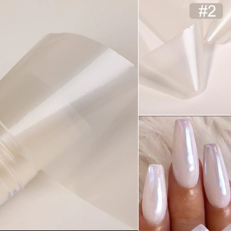 Foil Νυχιών Λευκό