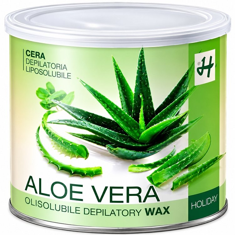 Holiday Κερί Αποτρίχωσης Αλόη - Δοχείο 800ml