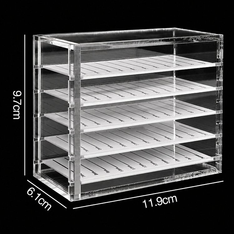 Eyelash Storage Box 5 Shelves