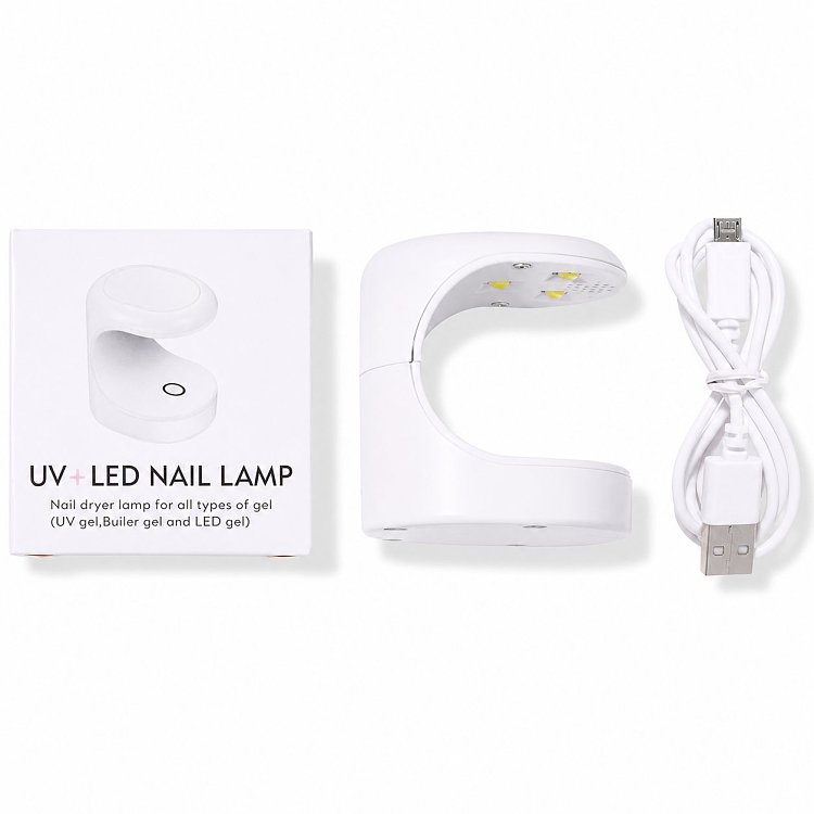 Μίνι Φουρνάκι Nυχιών Led/Uv 16Watt με Usb, περιεχόμενα συσκευασίας