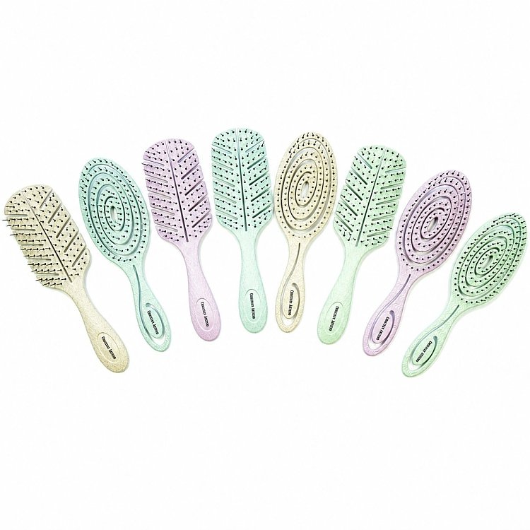 Bio okologische Haarburste, Beige