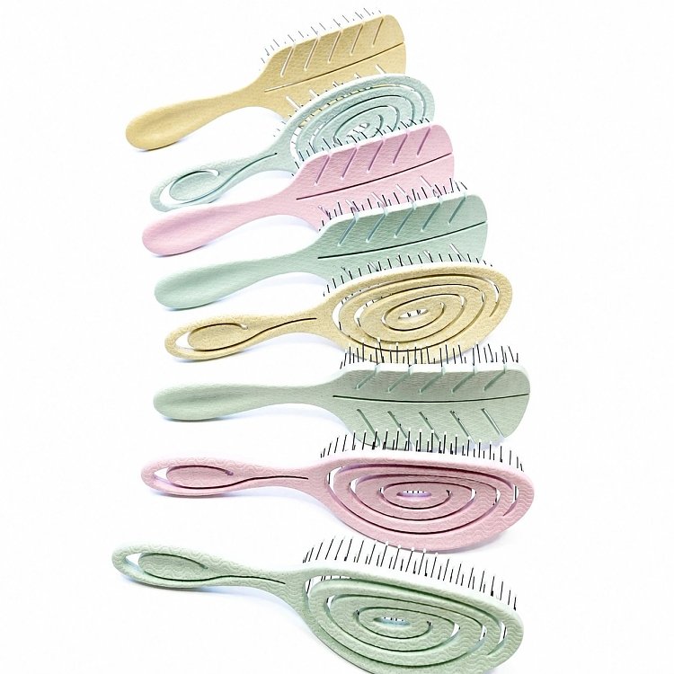 Bio okologische Haarburste, Beige