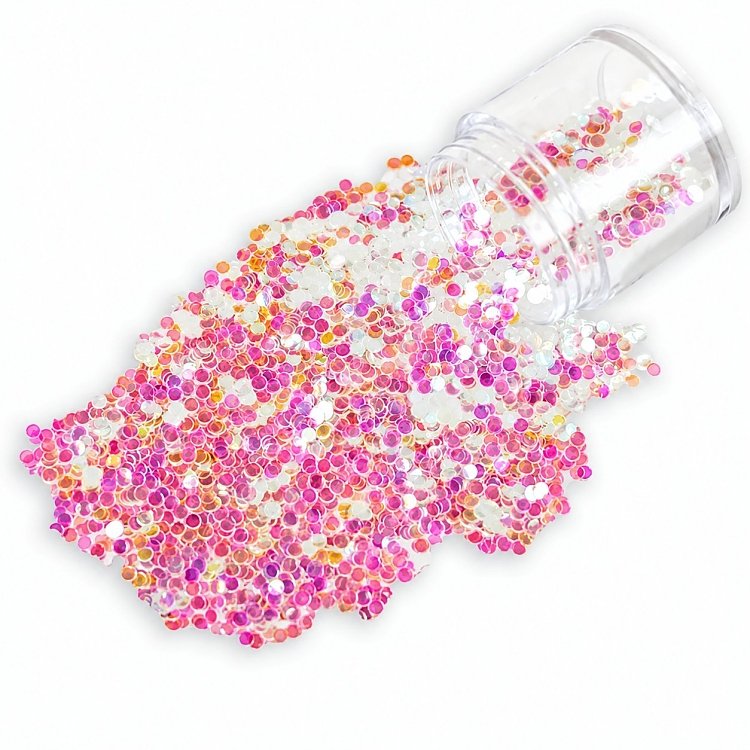Nail Accessories Flakes Small Clear Iridescent 10g