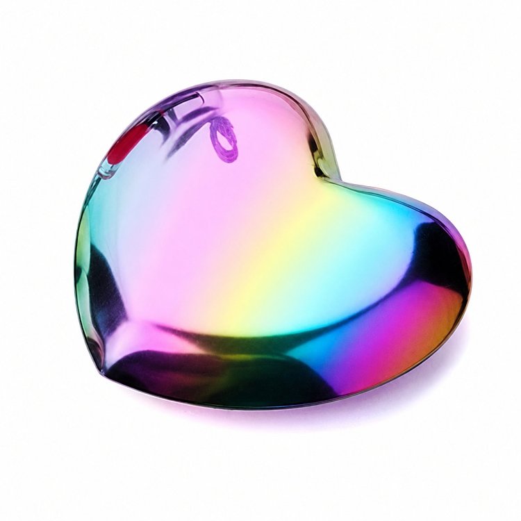 Nail Tool/Accessories Placement Plate Chameleon Heart Shape