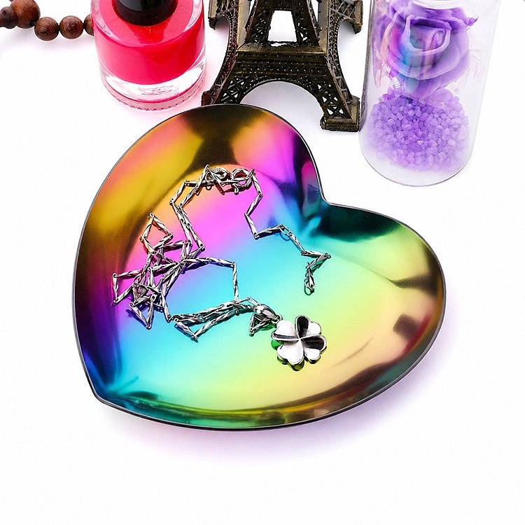Nail Tool/Accessories Placement Plate Chameleon Heart Shape