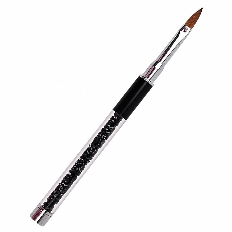 Nail Acrylic Brush Black