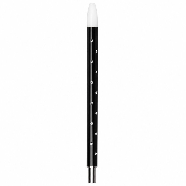 Nail Art Silicone Brush for Rhinestone Handling Black