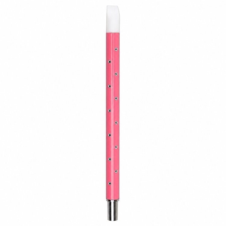 Nail Art Silicone Brush for Rhinestone Handling Pink