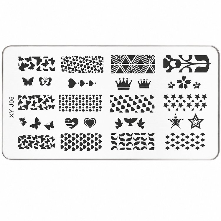 Stamping Schablone 12cm x 6cm