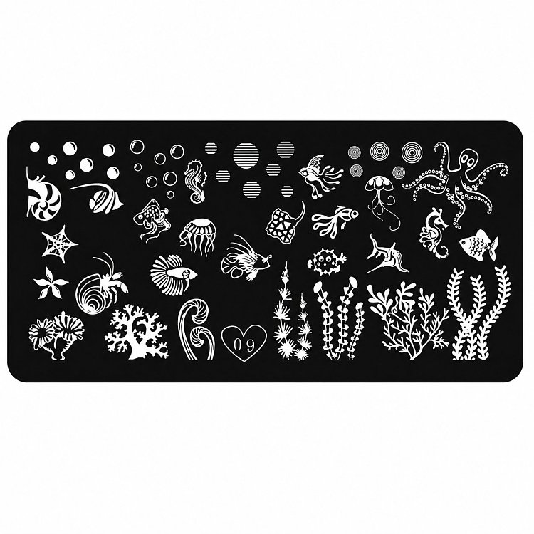 Nail Stamping Art Board 12cm x 6cm