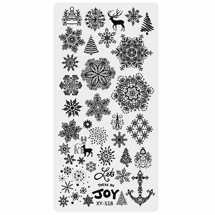 Stamping Schablone 12cm x 6cm