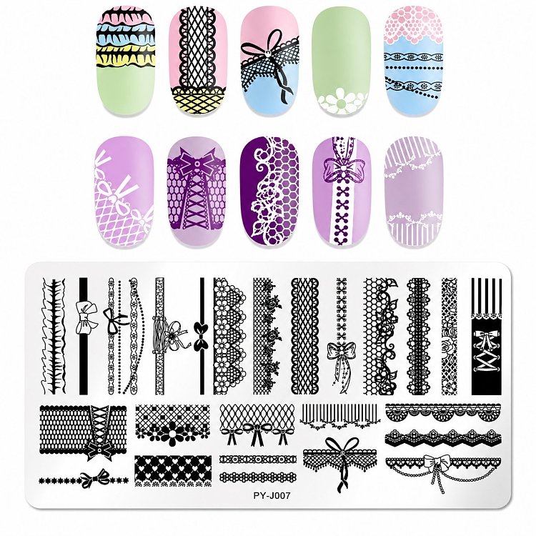 Nail Stamping Art Board 12cm x 6cm