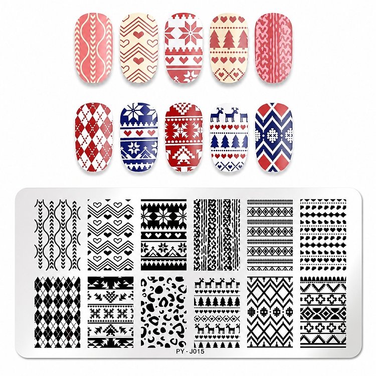 Nail Stamping Art Board 12cm x 6cm