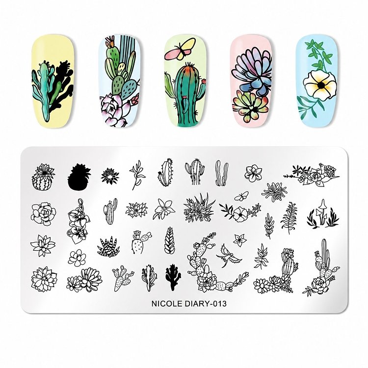 Nail Stamping Art Board 12cm x 6cm