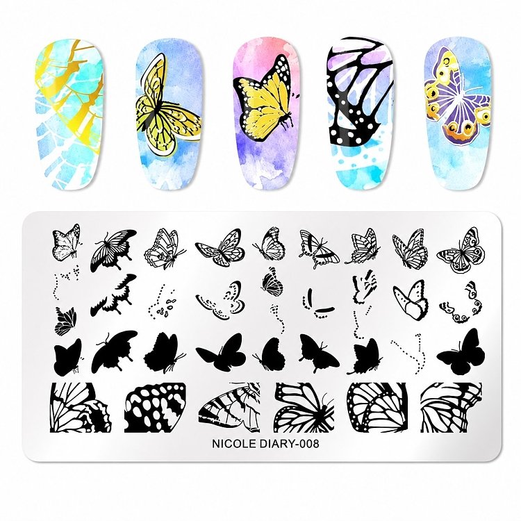 Nail Stamping Art Board 12cm x 6cm