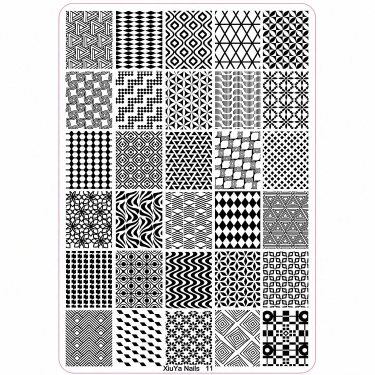 Nail Stamping Art Board 14cm x 9.5cm