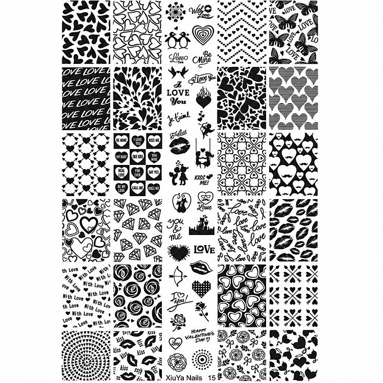 Nail Stamping Art Board 14cm x 9.5cm