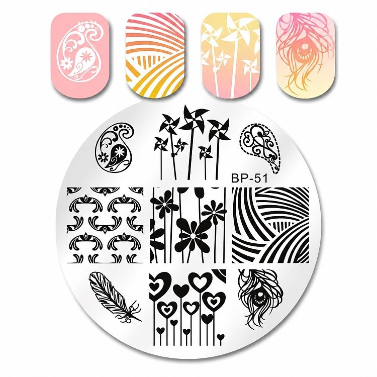 Nail Stamping Art Board 5.5cm