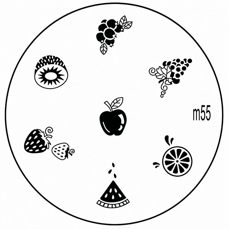 Nail Stamping Art Board 5.5cm
