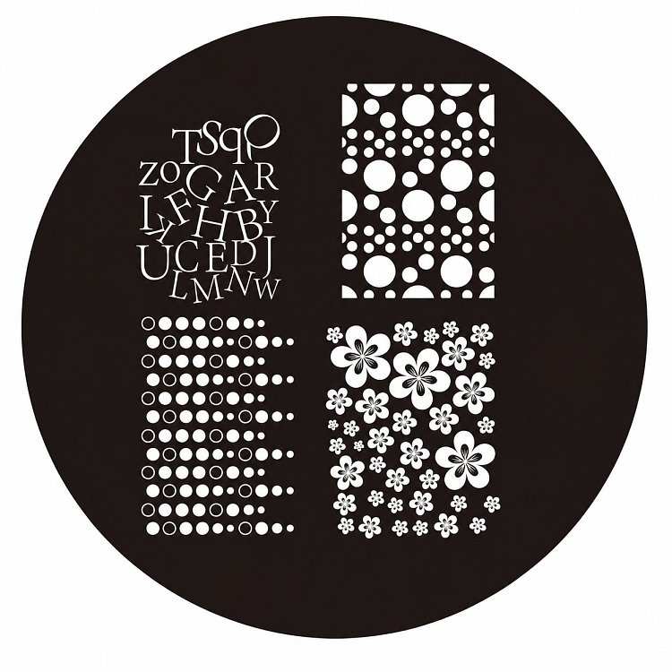 Nail Stamping Art Board 5.5cm