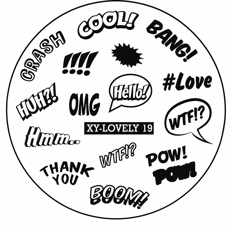 Nail Stamping Art Board 5.5cm