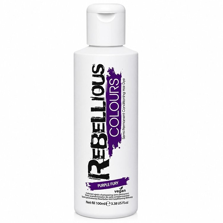 Rebellious Ημιμόνιμη Βαφή Μαλλιών Purple Fury 100ml μπουκάλι