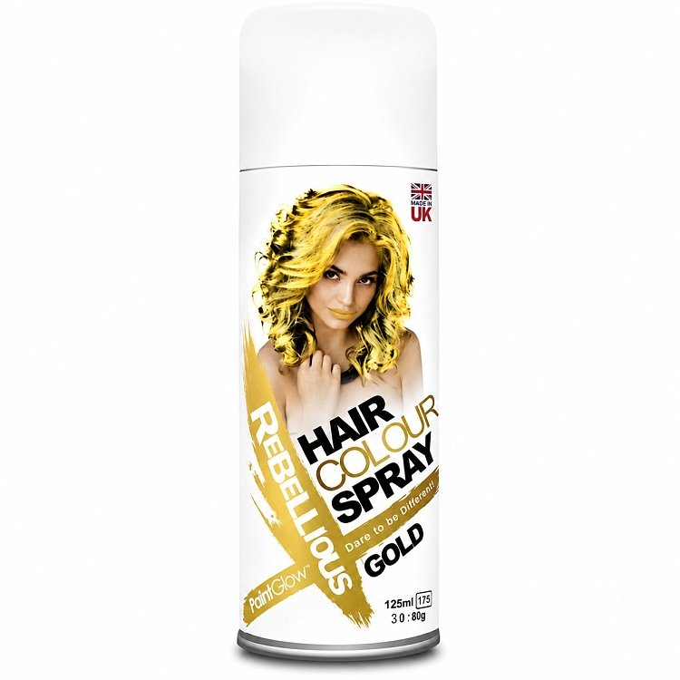 Rebellious Βαφή Μαλλιών σε Spray Χρυσό 125ml