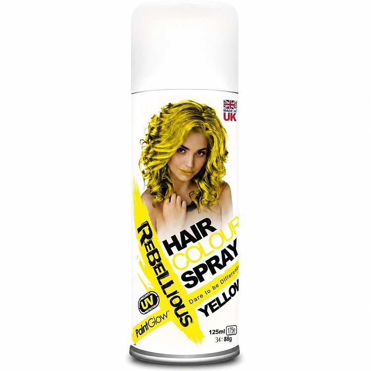 Rebellious Hair Dye Spray Yellow 125ml