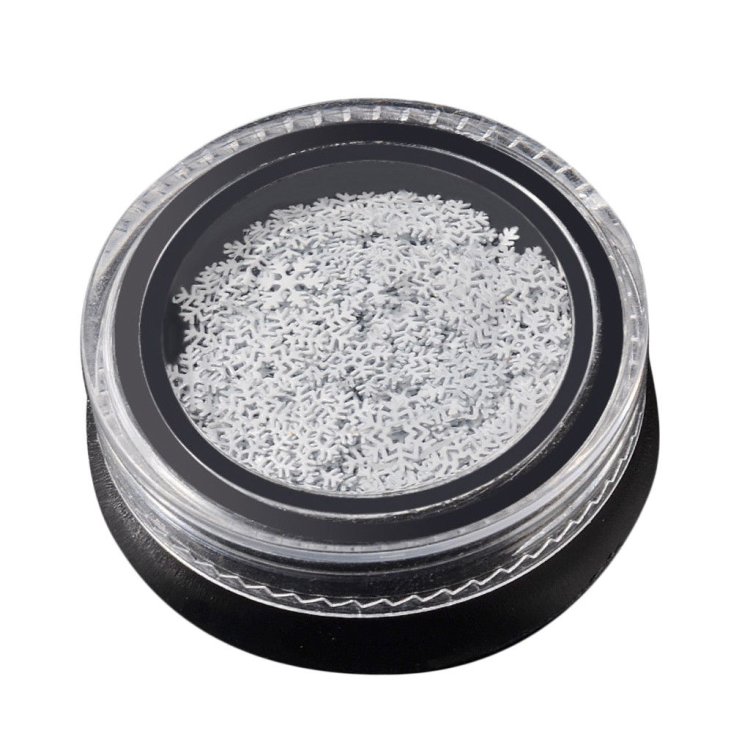 Διακοσμητικό Νυχιών Χιονονιφάδα Λευκό