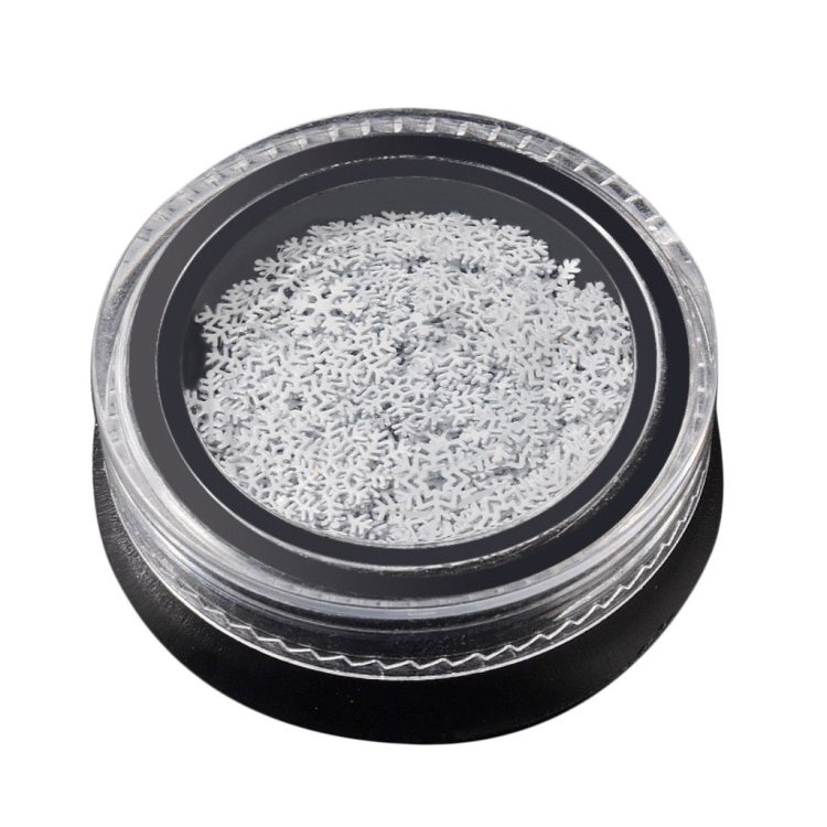 Διακοσμητικό Νυχιών Χιονονιφάδα Λευκό