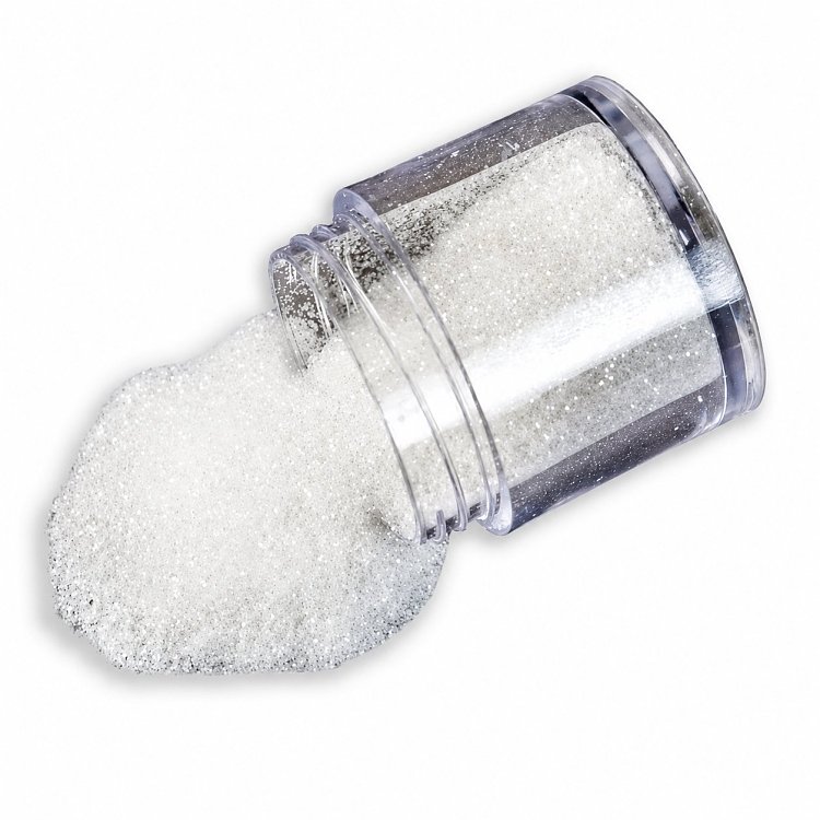 Σκόνη Λευκό Glitter Ιριδίζον 10g