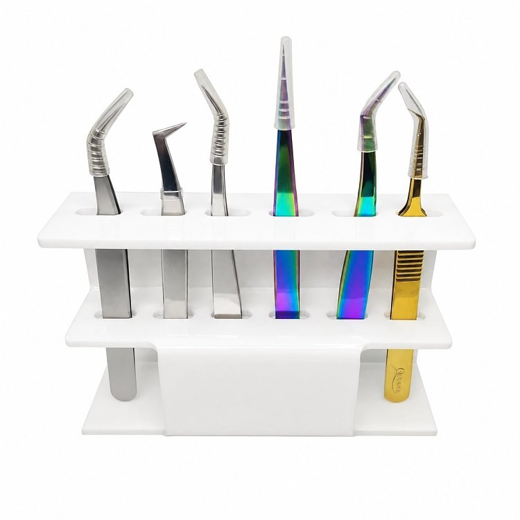 Eyelash Tools Stand White