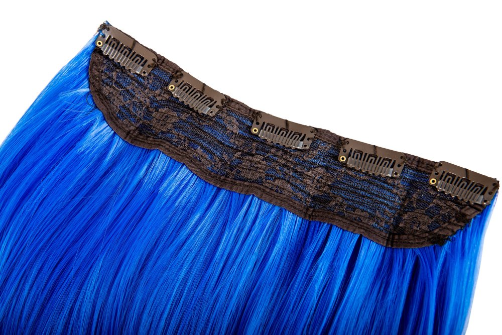 Τρέσα Συνθετική με Κλιπ #Μπλε