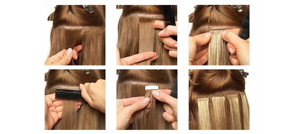 Tape Extensions: Einsetzen, Entfernen und Wiederverwenden