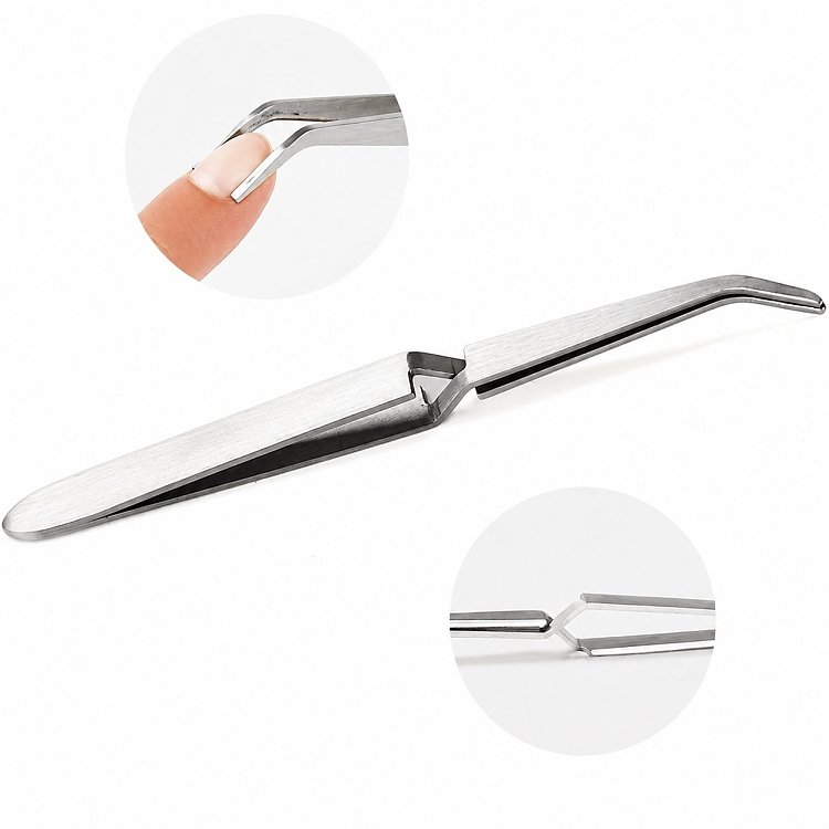 Tweezers for Nail Art C Curve