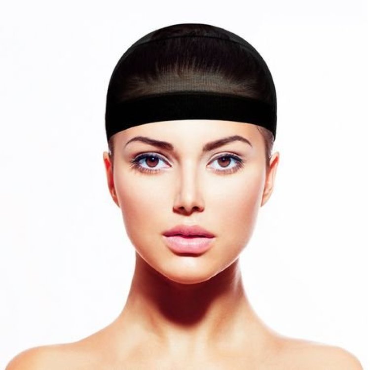 Ελαστικό Σκουφάκι Περούκας Μαύρο για Σταθερή Εφαρμογή 2 τμχ