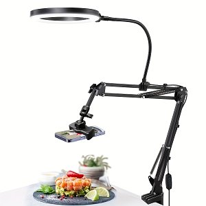Desk Phone Stand Ring Light with USB