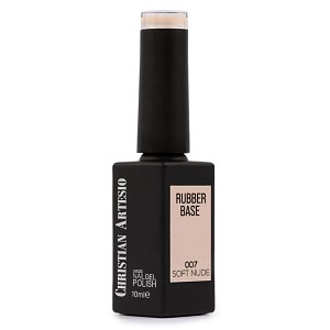 Nail Gel Polish Rubber Base No 007 Beige 10ml