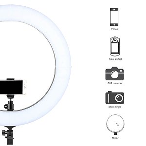Ring Light Led 46cm (18") with Free Mirror
