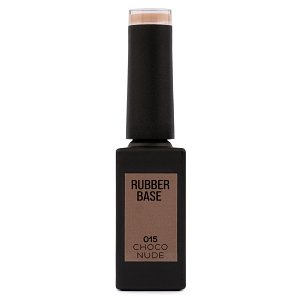 Nail Gel Polish Rubber Base No 015 Dark Beige/Brown 10ml